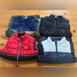 Calvin Klein Jeans Red Puffer Vest